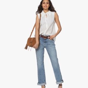 FRAME Le Drew Loose-fit Jeans Cascade Blue Size 26 NWOT